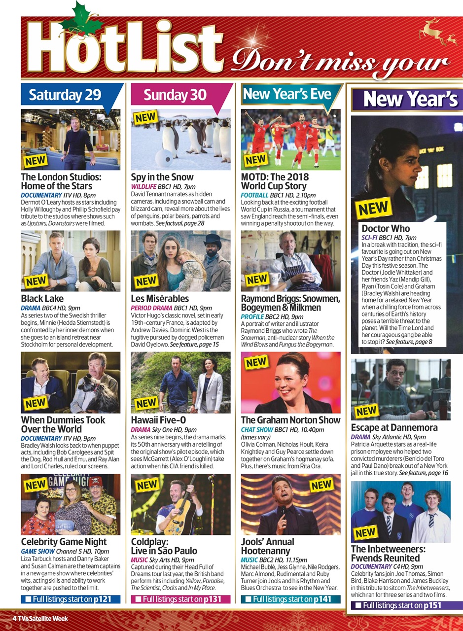 TV & Satellite Week Preview Pages