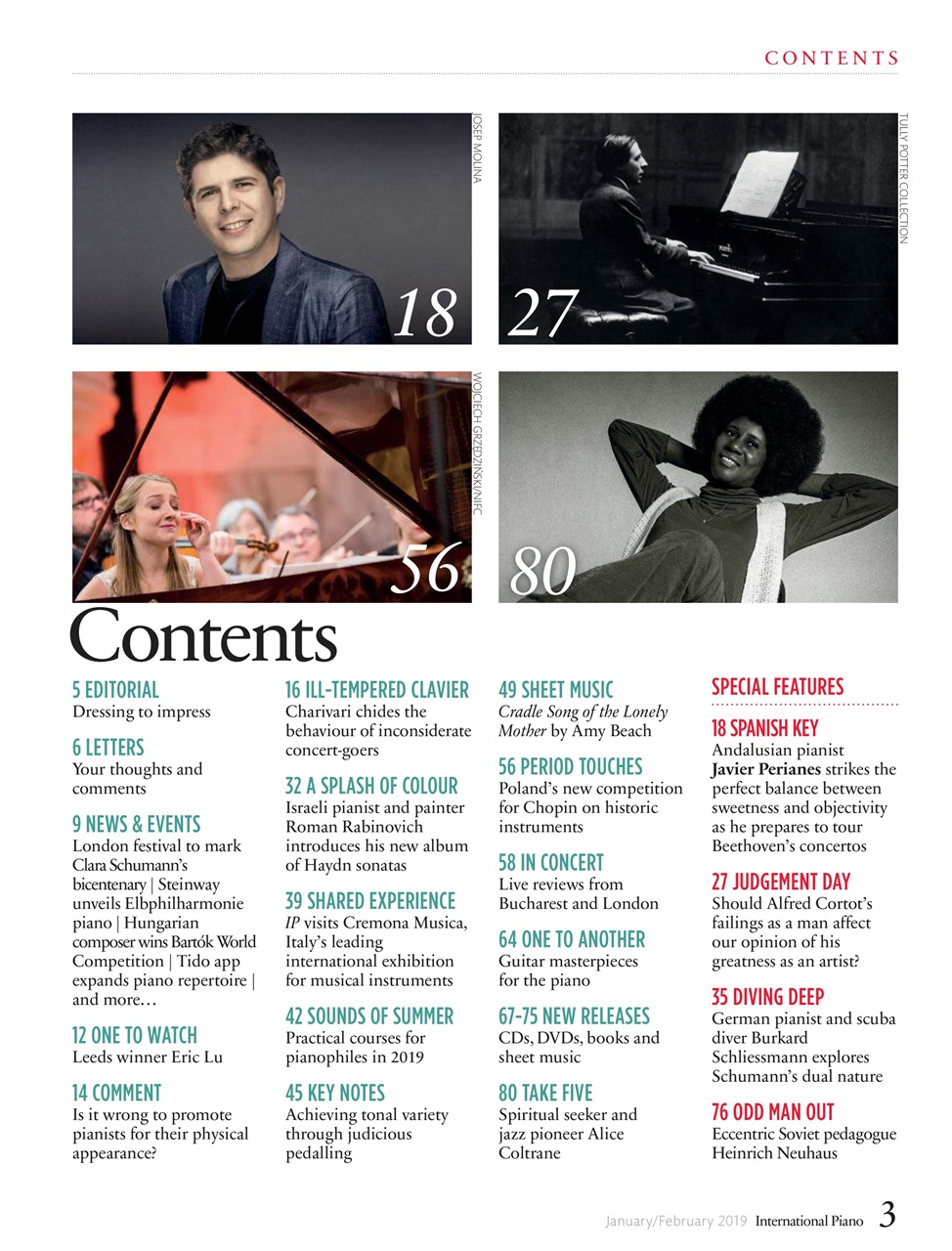 International Piano Preview Pages