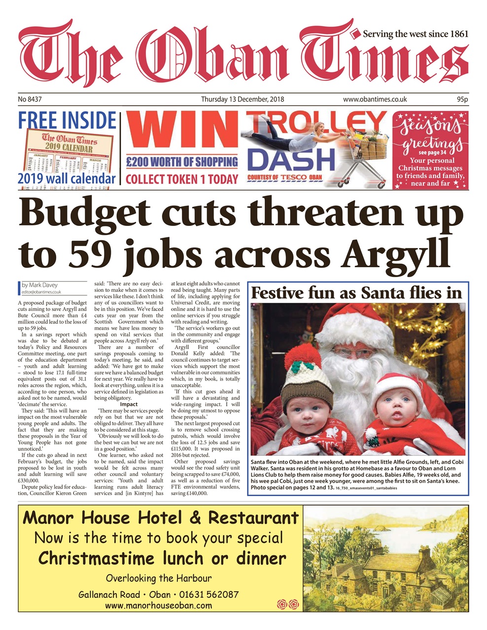 The Oban Times & Lochaber Times Preview Pages