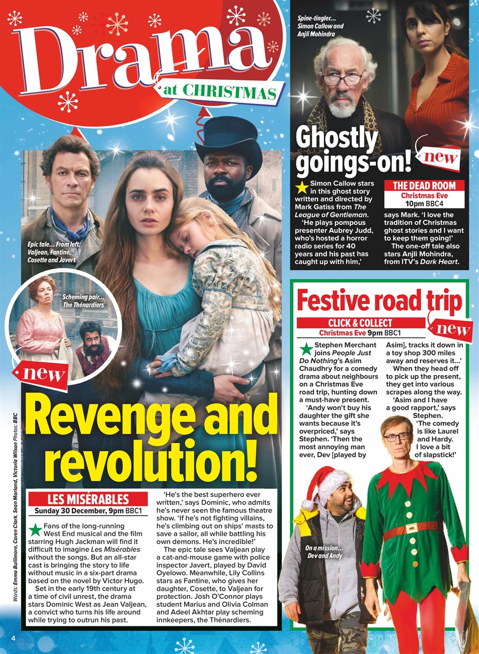 What's on TV Preview Pages