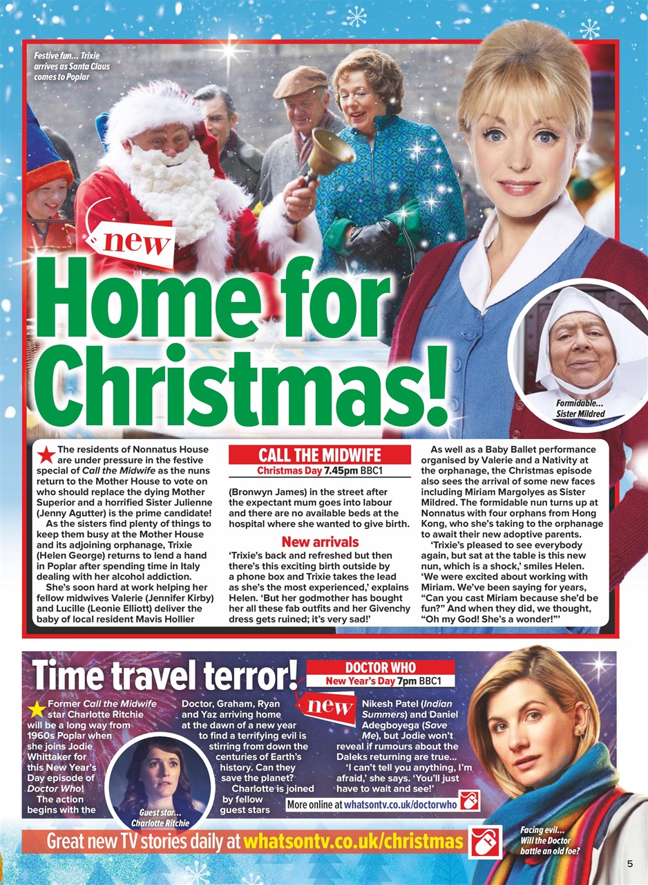 What's on TV Preview Pages