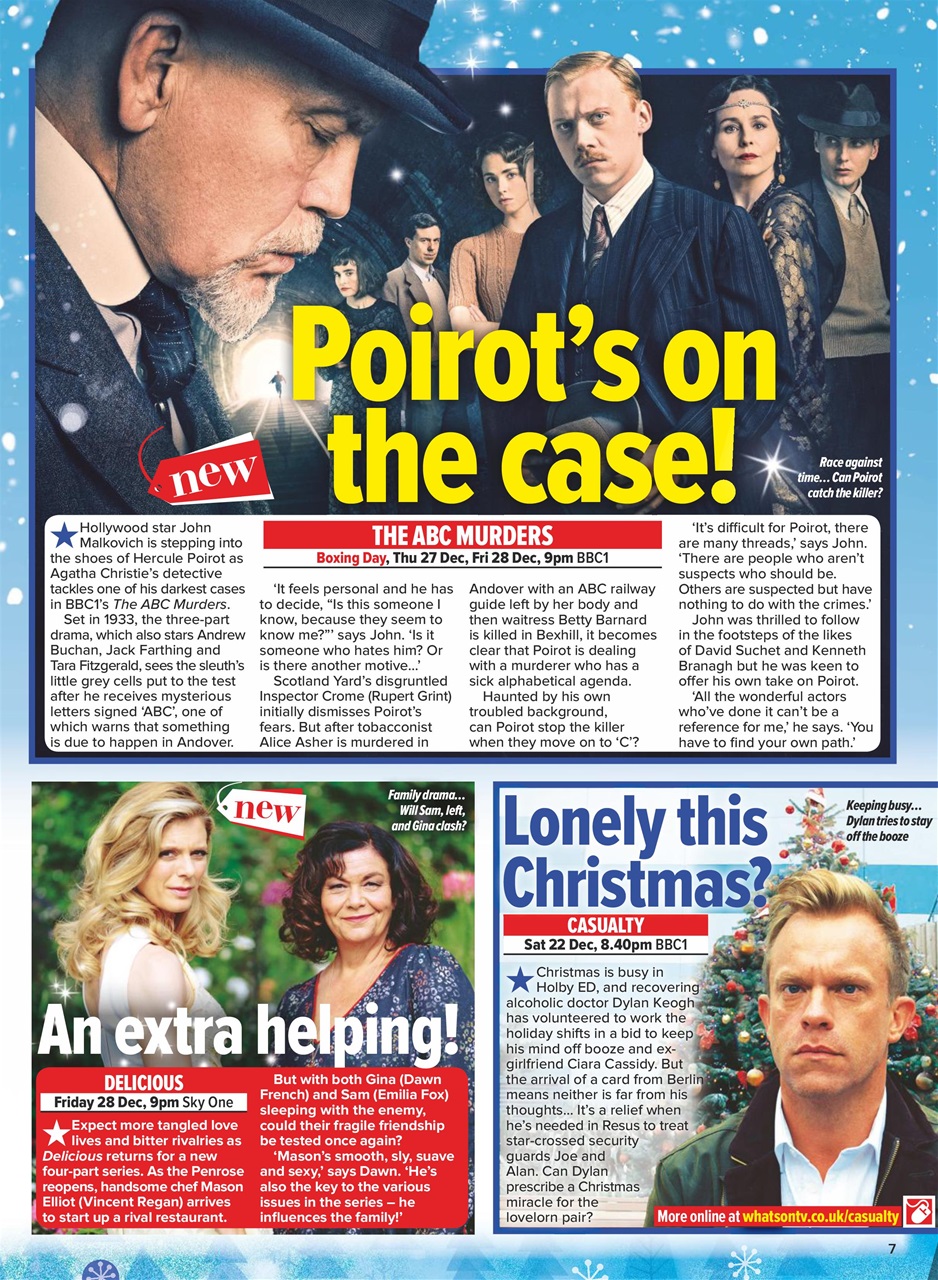 What's on TV Preview Pages