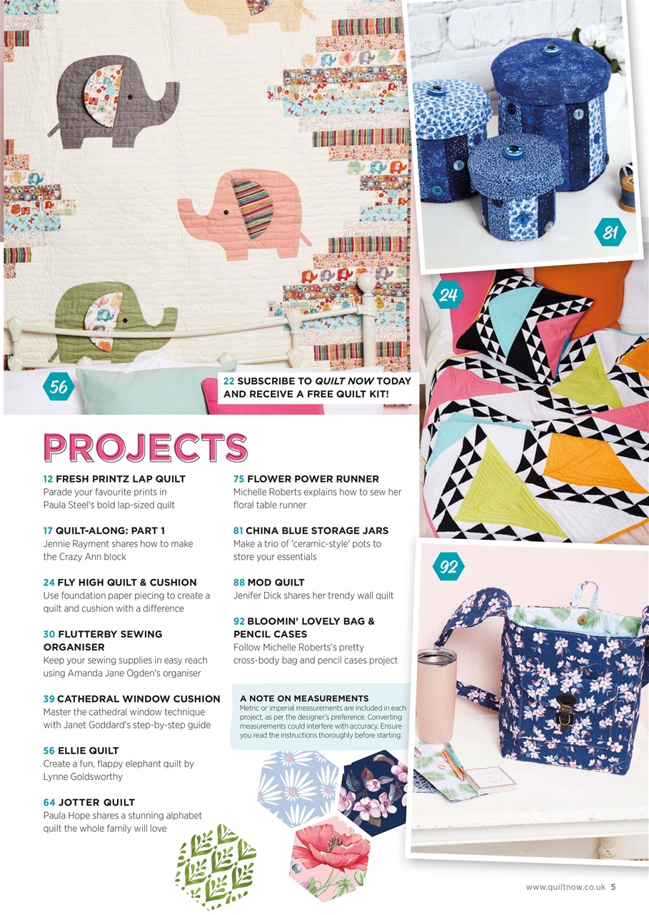 Quilt Now Preview Pages