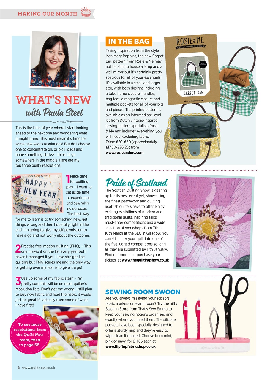 Quilt Now Preview Pages