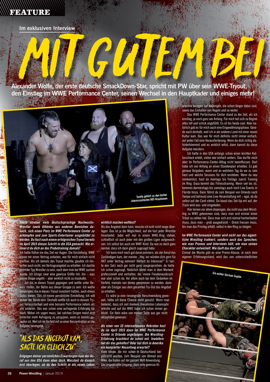 Power-Wrestling Preview Pages