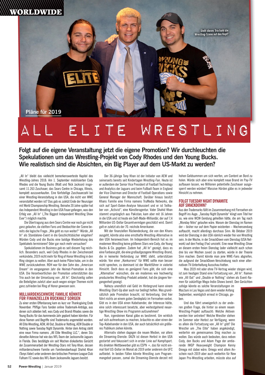 Power-Wrestling Preview Pages