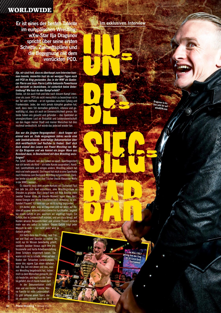 Power-Wrestling Preview Pages