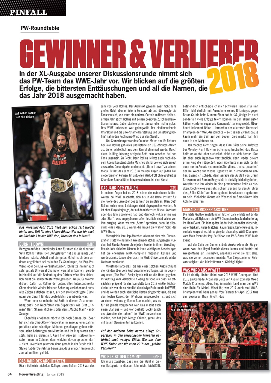 Power-Wrestling Preview Pages