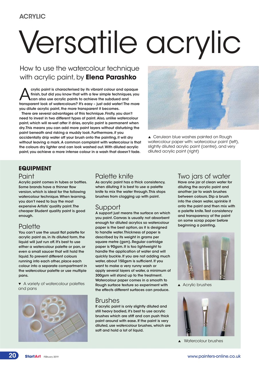 Start Art Preview Pages