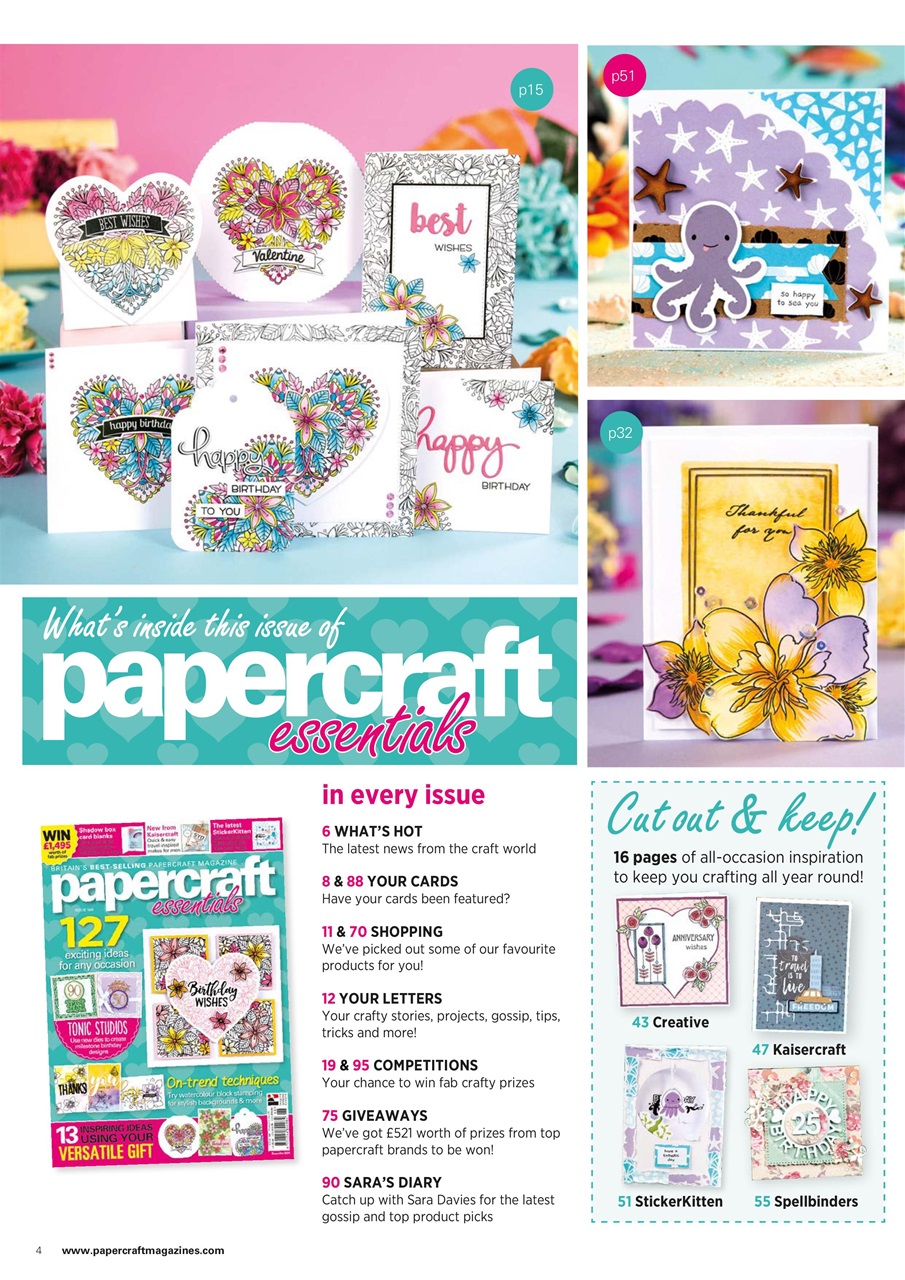 Papercraft Essentials Preview Pages