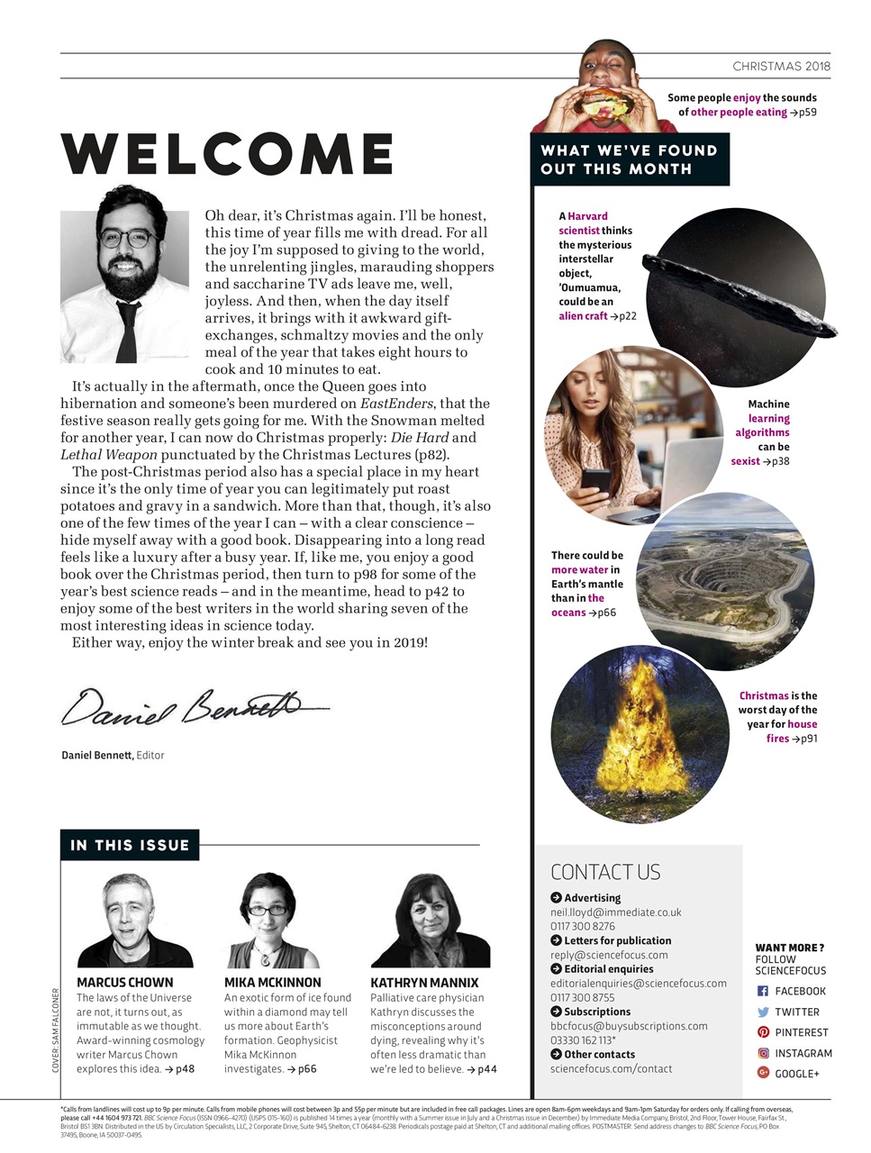 BBC Science Focus Magazine Preview Pages