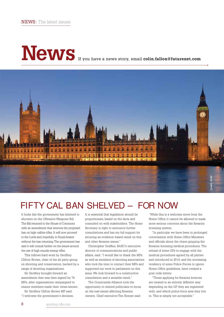 Sporting Rifle Preview Pages