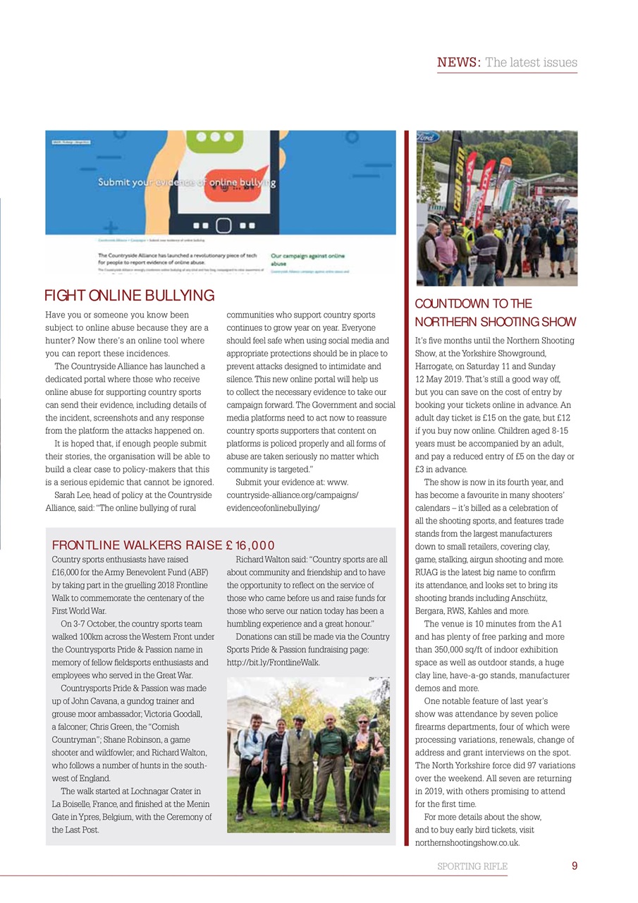 Sporting Rifle Preview Pages