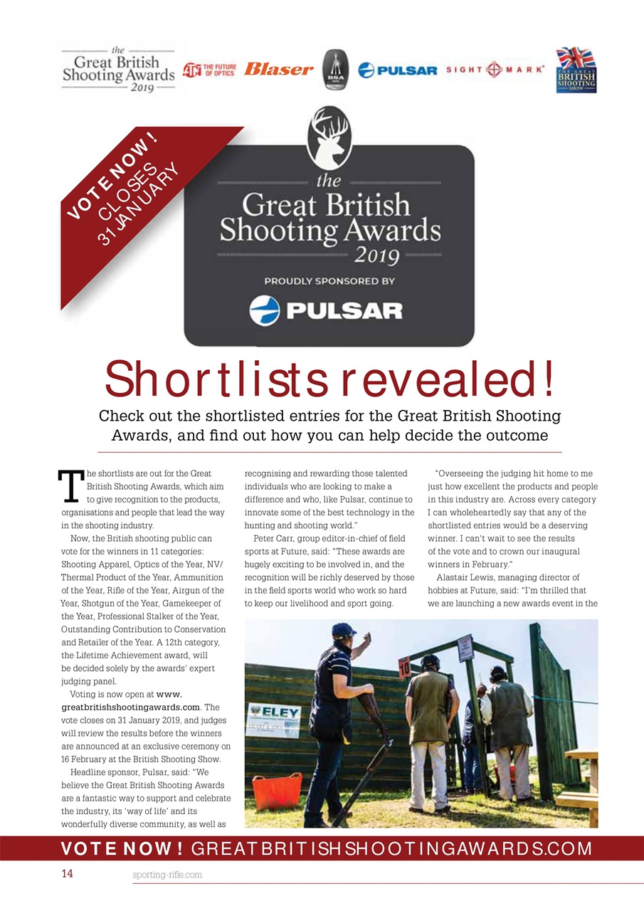 Sporting Rifle Preview Pages