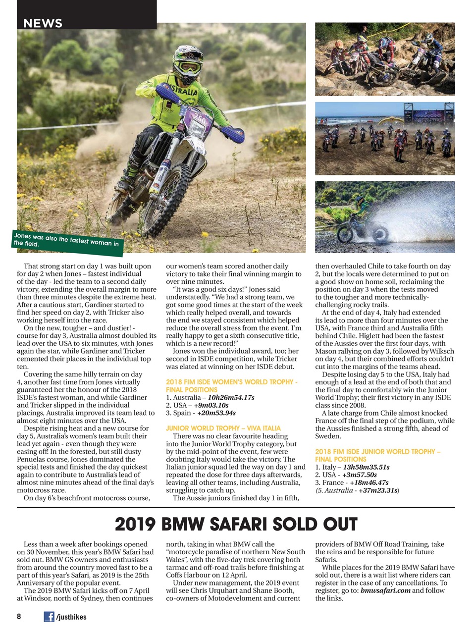 JUST BIKES Preview Pages