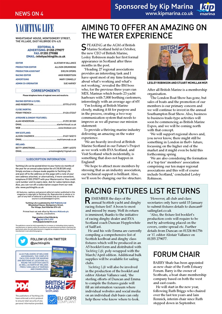 Yachting Life Preview Pages