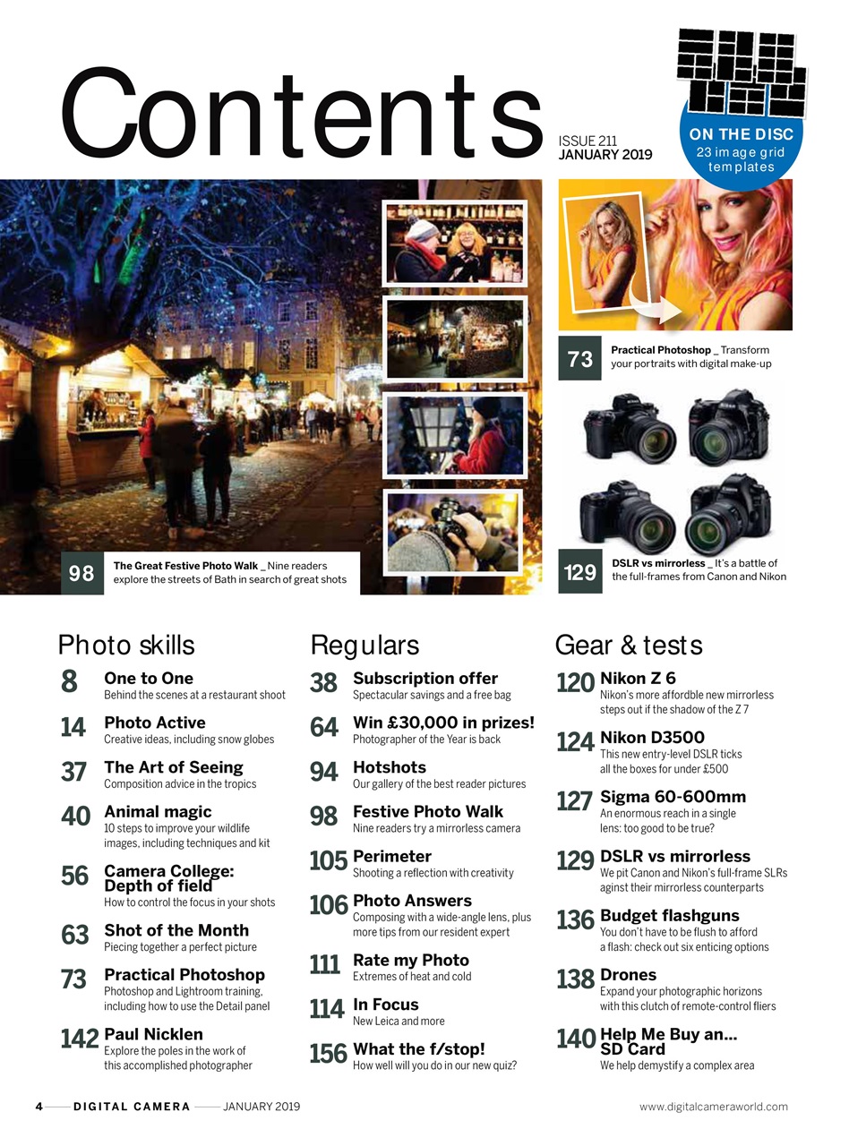 Digital Camera Magazine Preview Pages