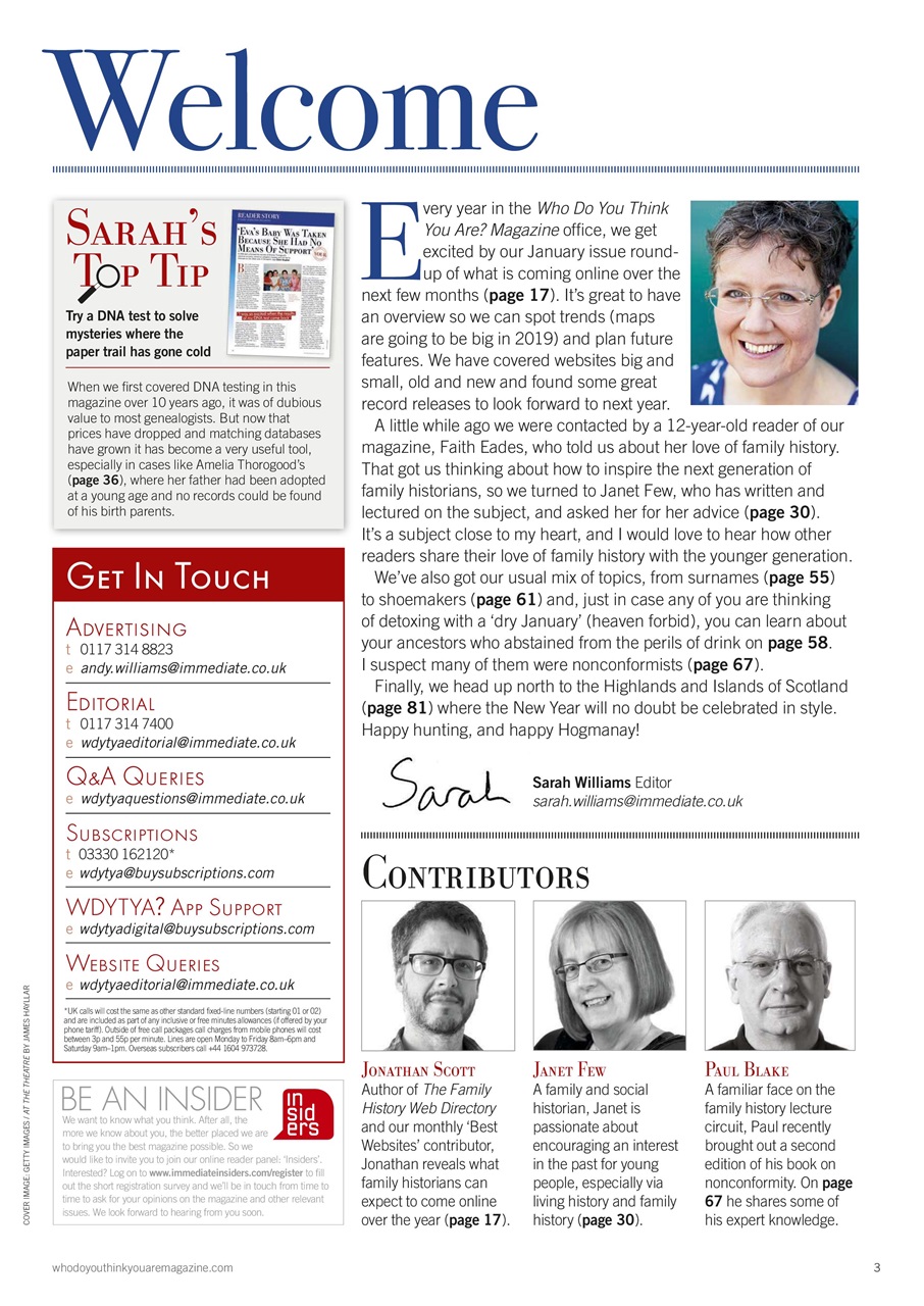 Who Do You Think You Are? Preview Pages