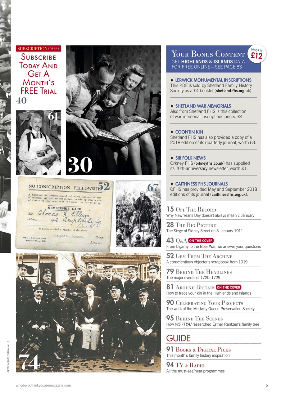 Who Do You Think You Are? Preview Pages