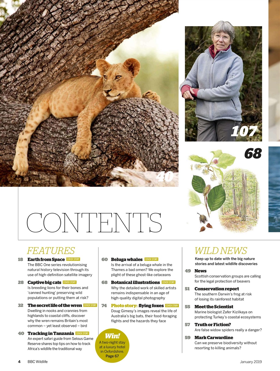 BBC Wildlife Magazine Preview Pages