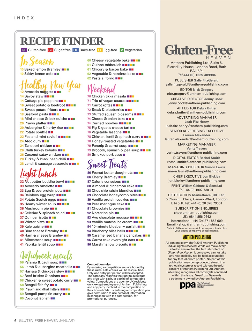Gluten-Free Heaven Preview Pages