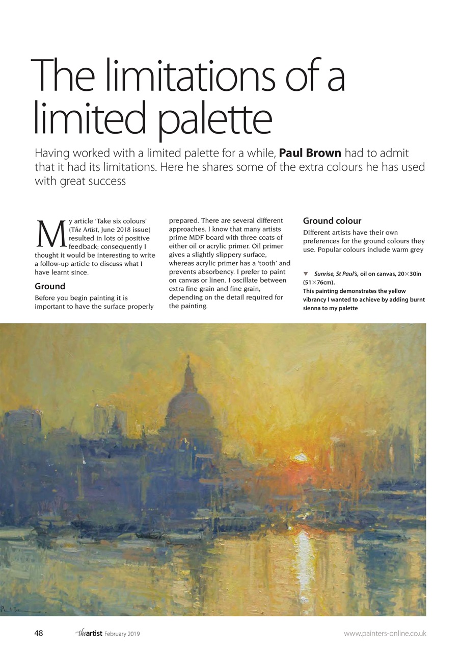 The Artist Preview Pages