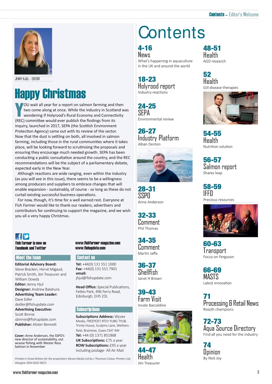 Fish Farmer Magazine Preview Pages