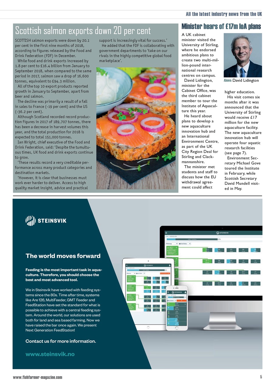 Fish Farmer Magazine Preview Pages