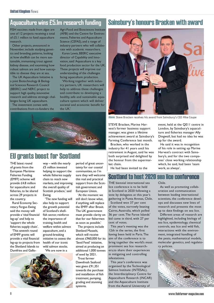 Fish Farmer Magazine Preview Pages
