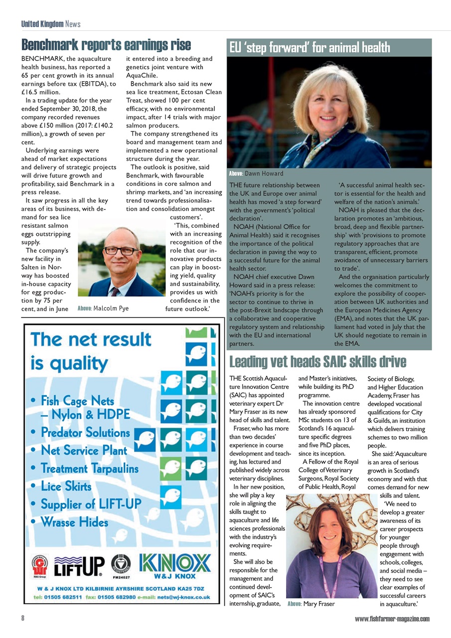 Fish Farmer Magazine Preview Pages