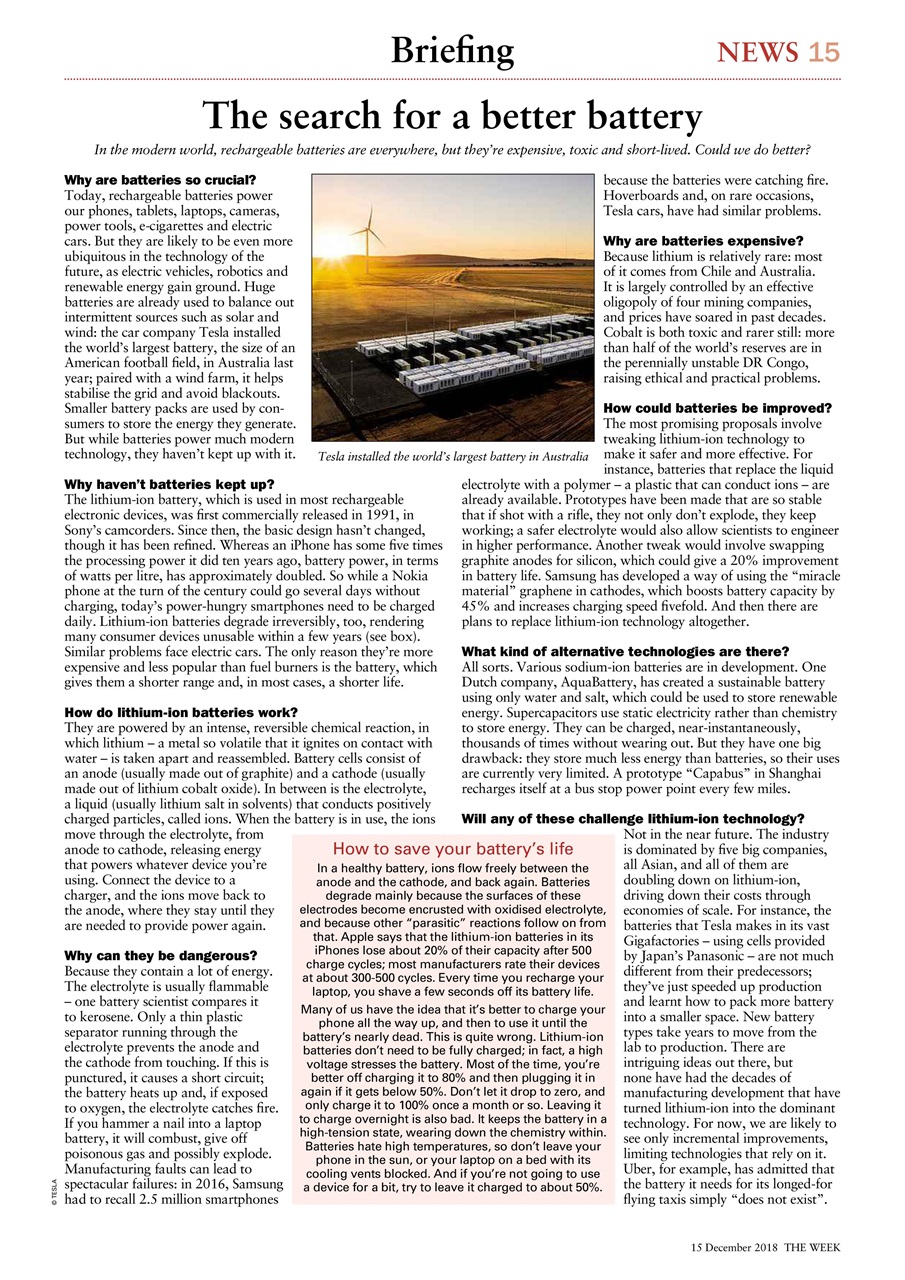 The Week Preview Pages