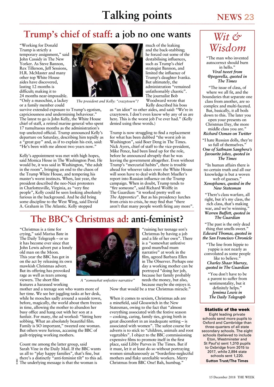 The Week Preview Pages