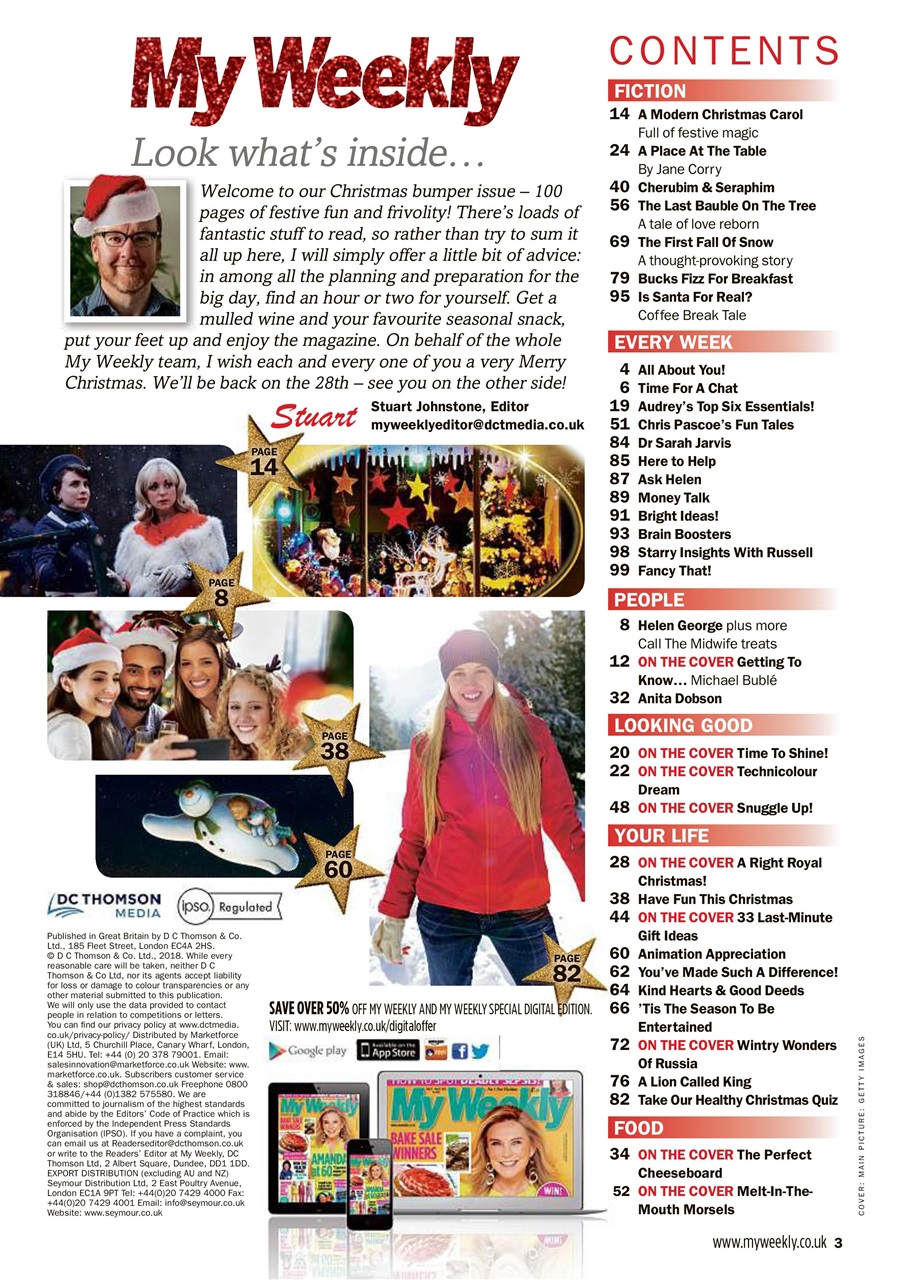 My Weekly Preview Pages