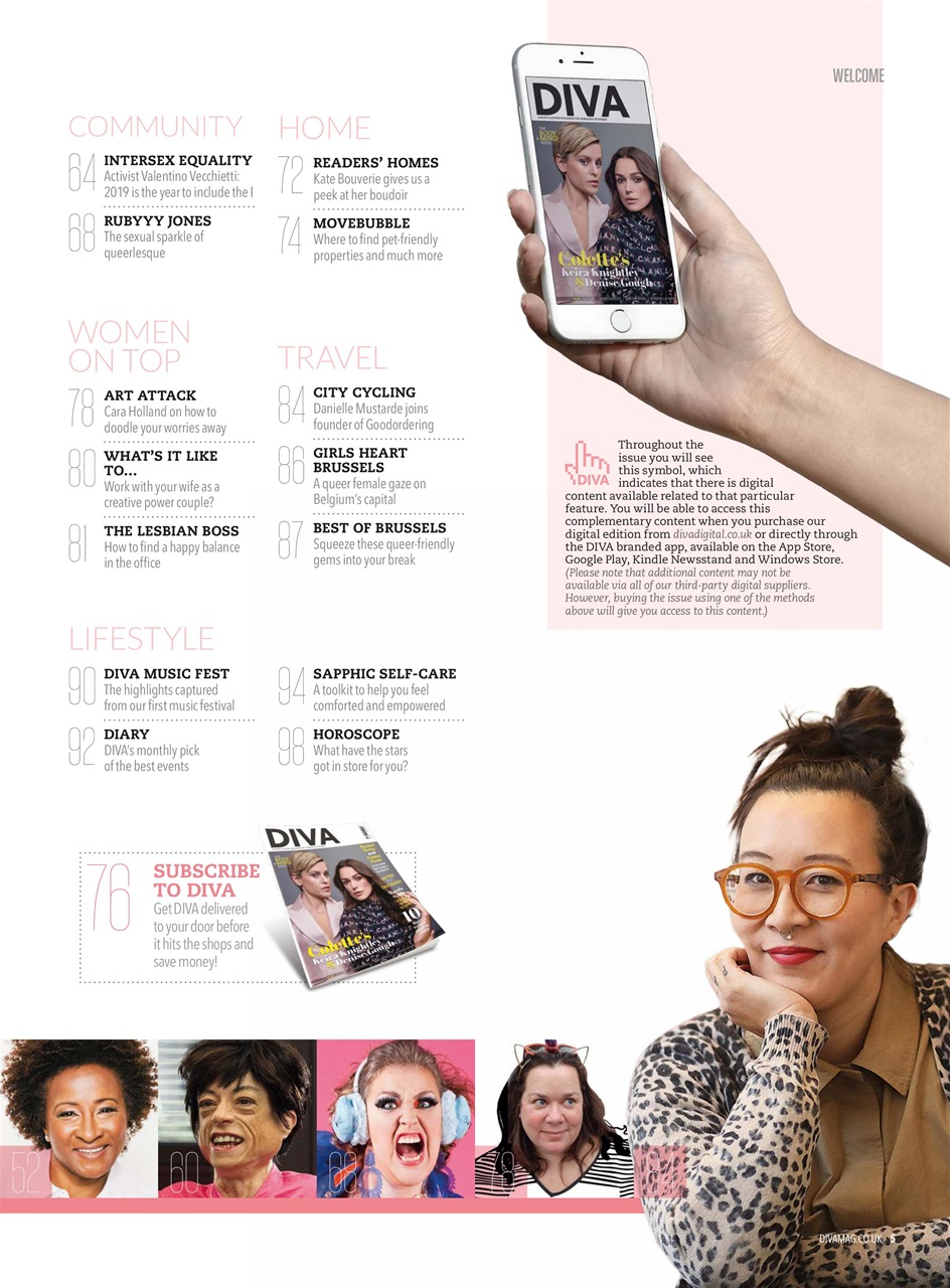 DIVA Magazine Preview Pages