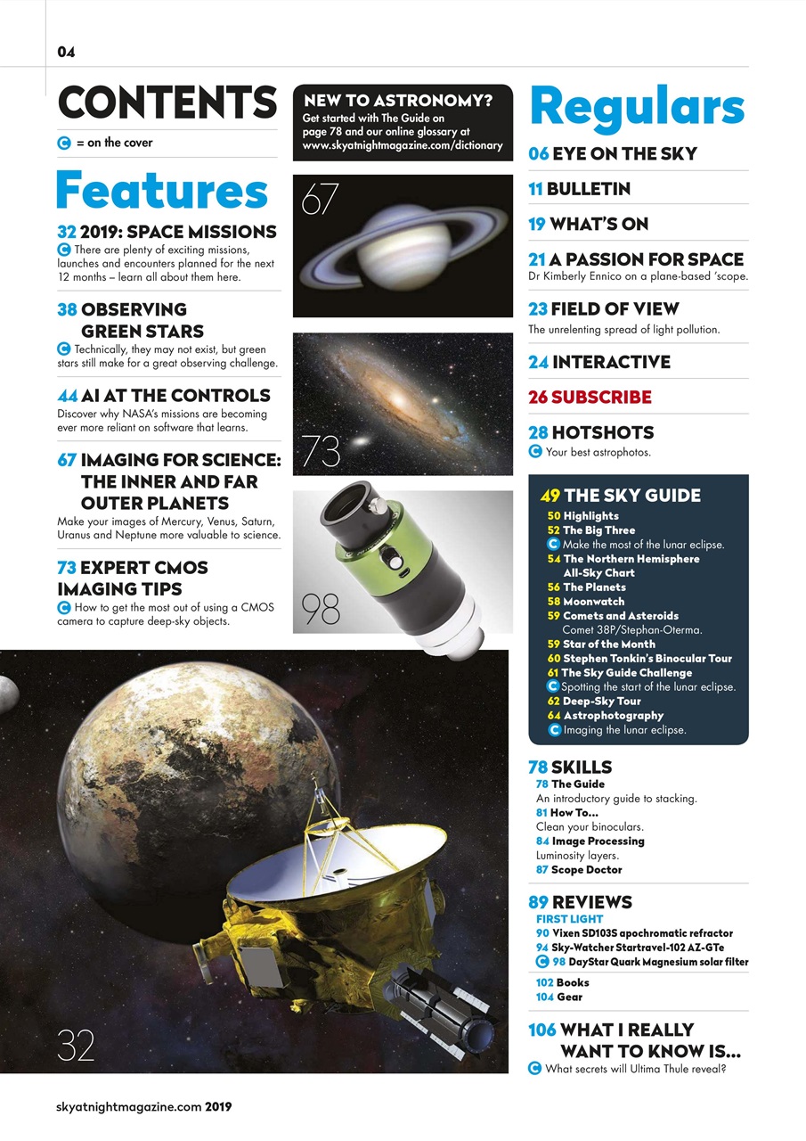 BBC Sky at Night Magazine Preview Pages