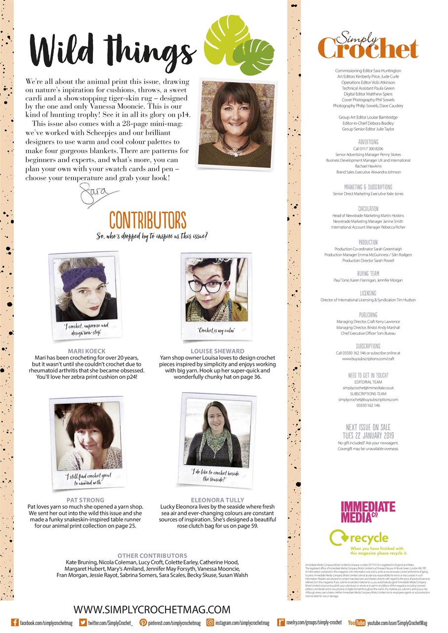 Simply Crochet Preview Pages