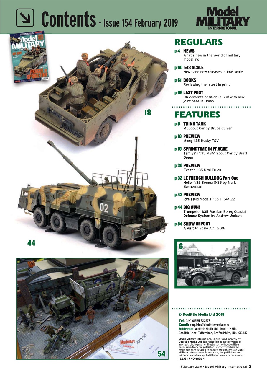 Military Modelling International Magazine Preview Pages