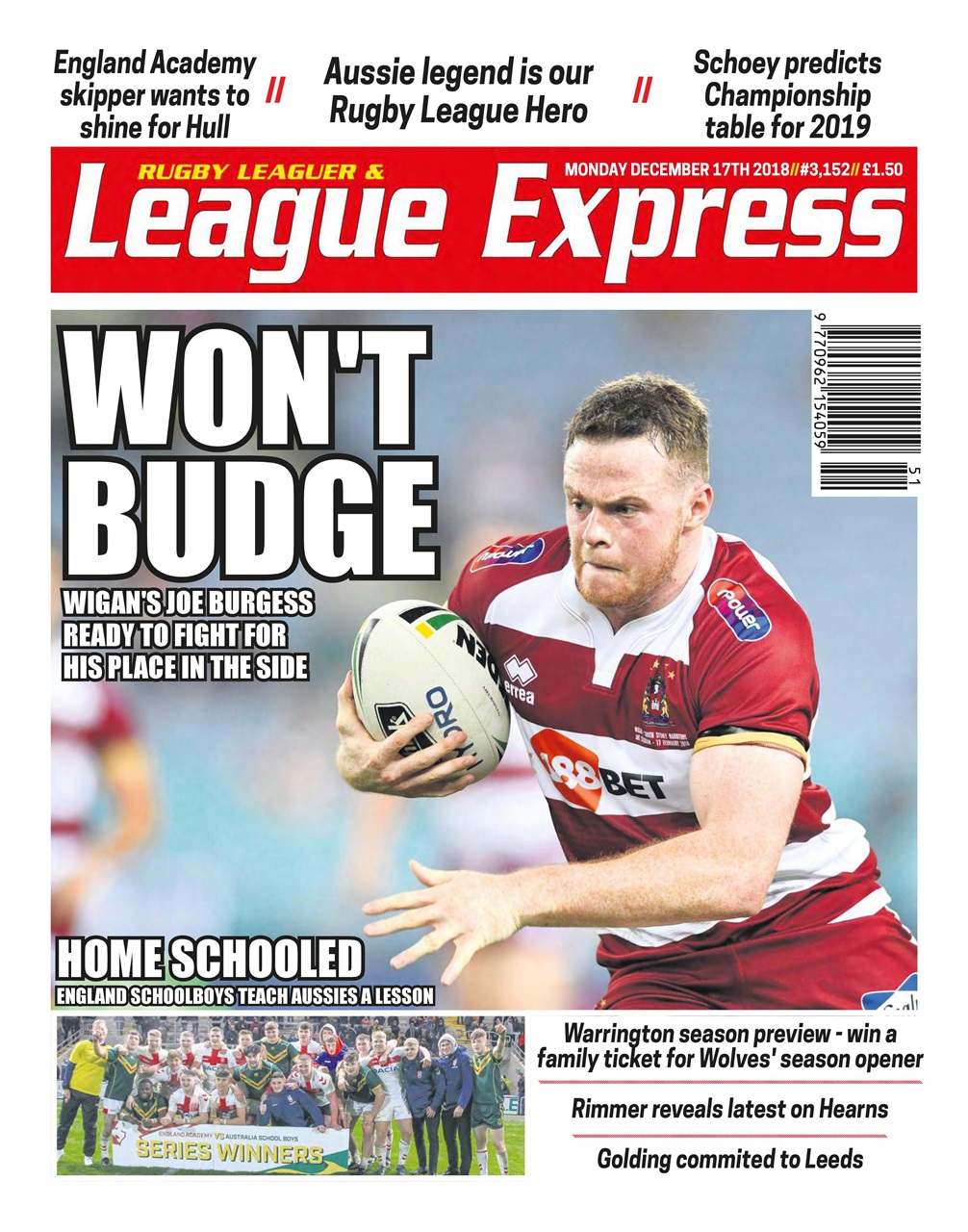 League Express Preview Pages