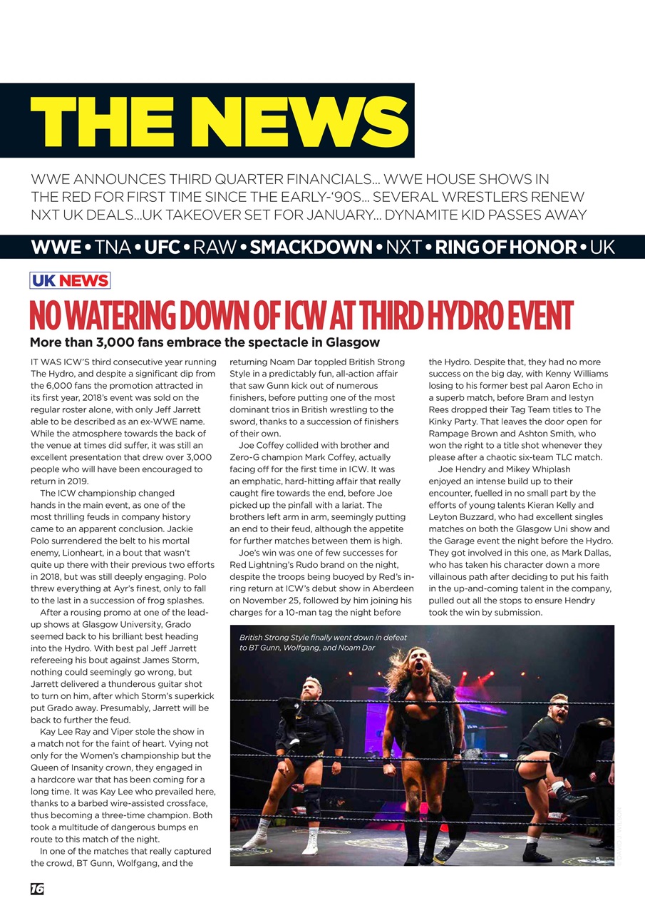 Wrestletalk Magazine Preview Pages