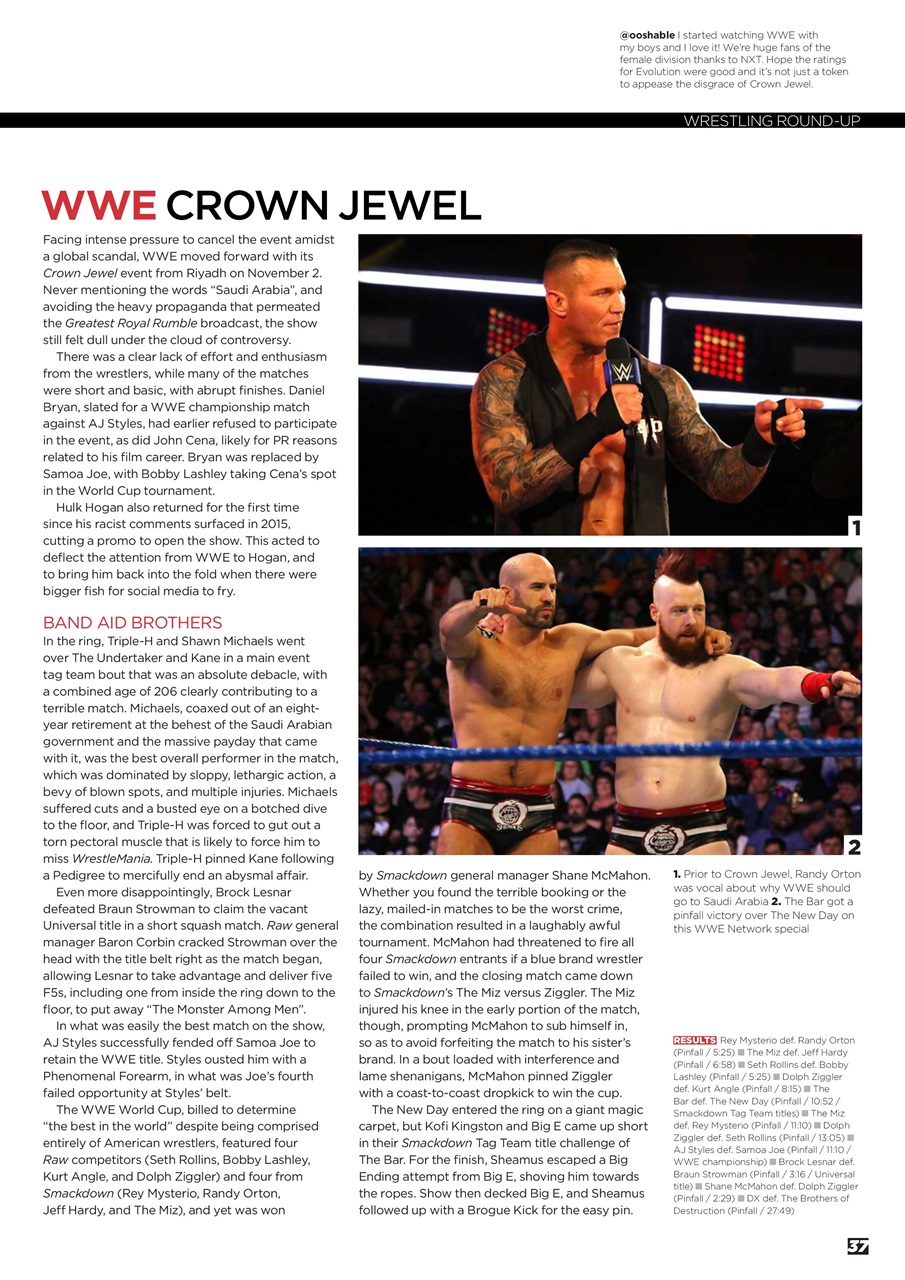 Wrestletalk Magazine Preview Pages