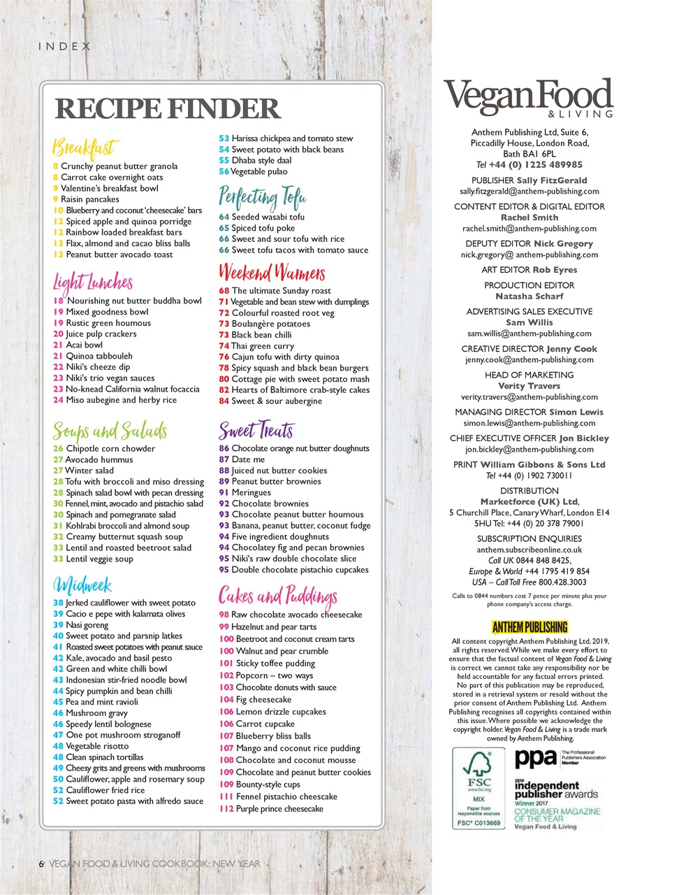 Vegan Cookbook Preview Pages