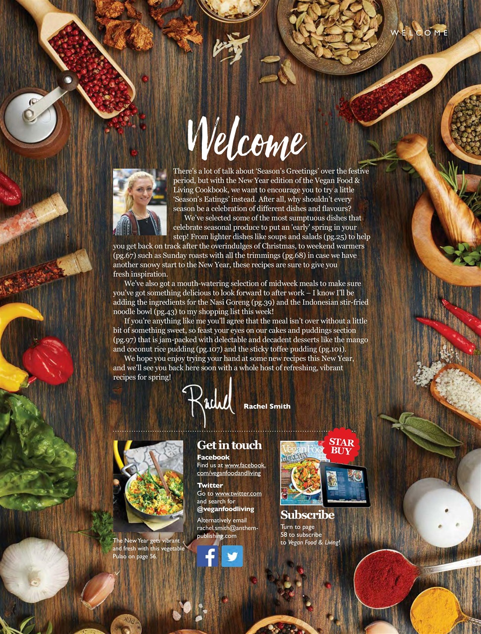 Vegan Food & Living Magazine Preview Pages