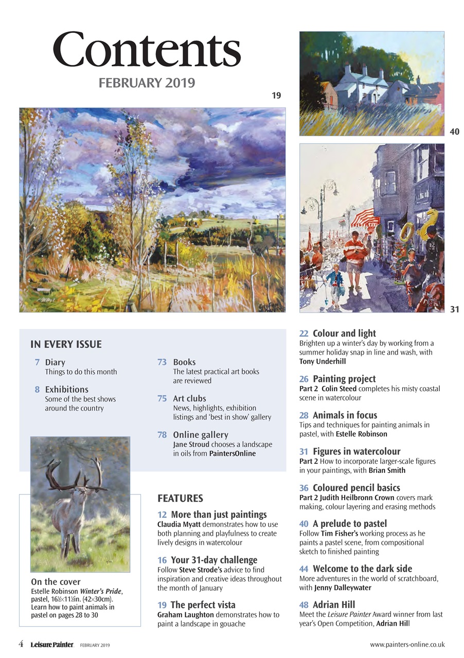 Leisure Painter & The Artist Preview Pages