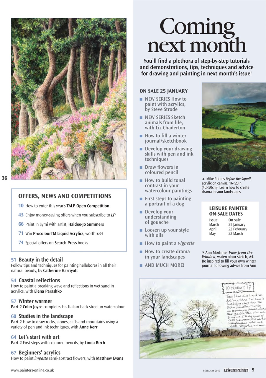 Leisure Painter & The Artist Preview Pages