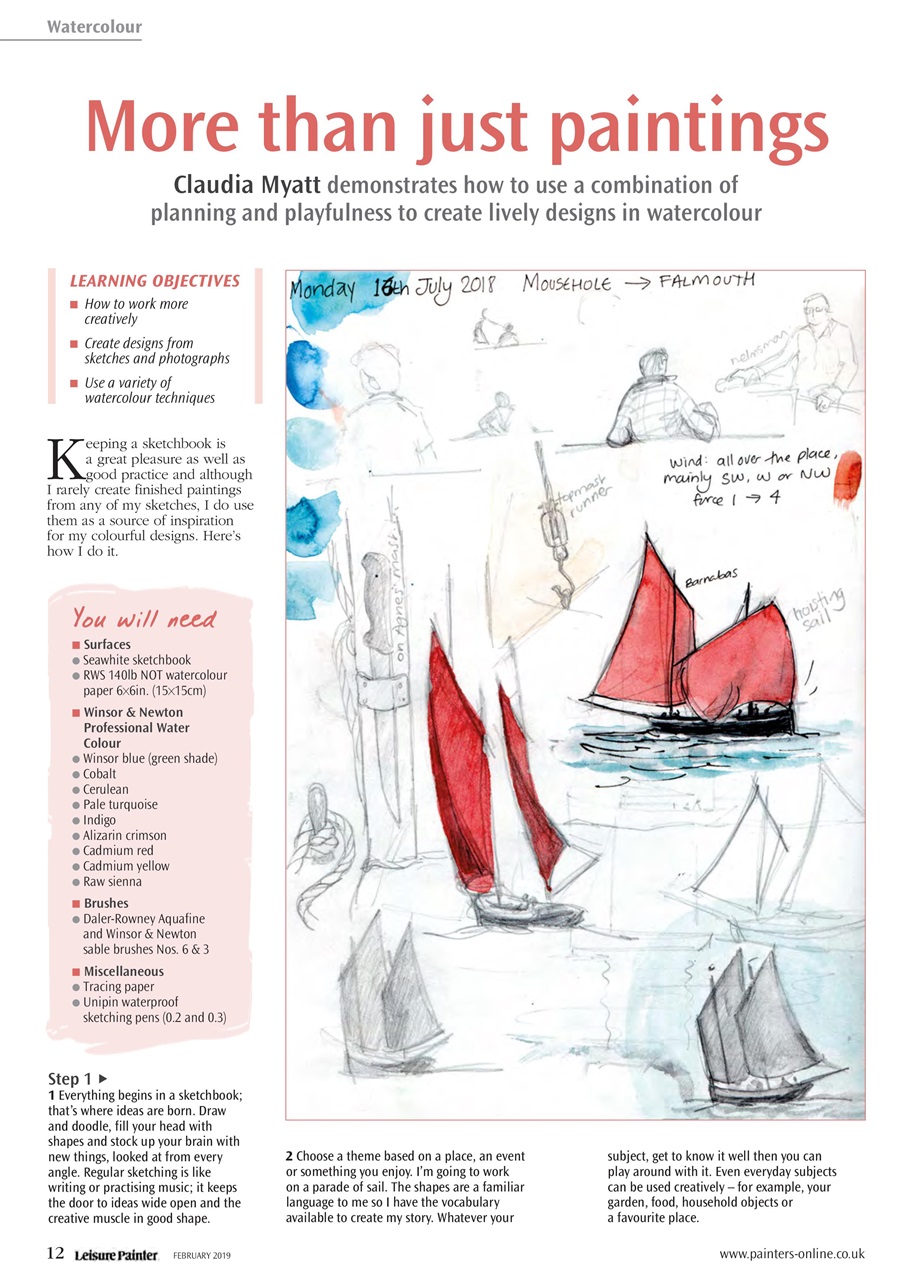 Leisure Painter & The Artist Preview Pages