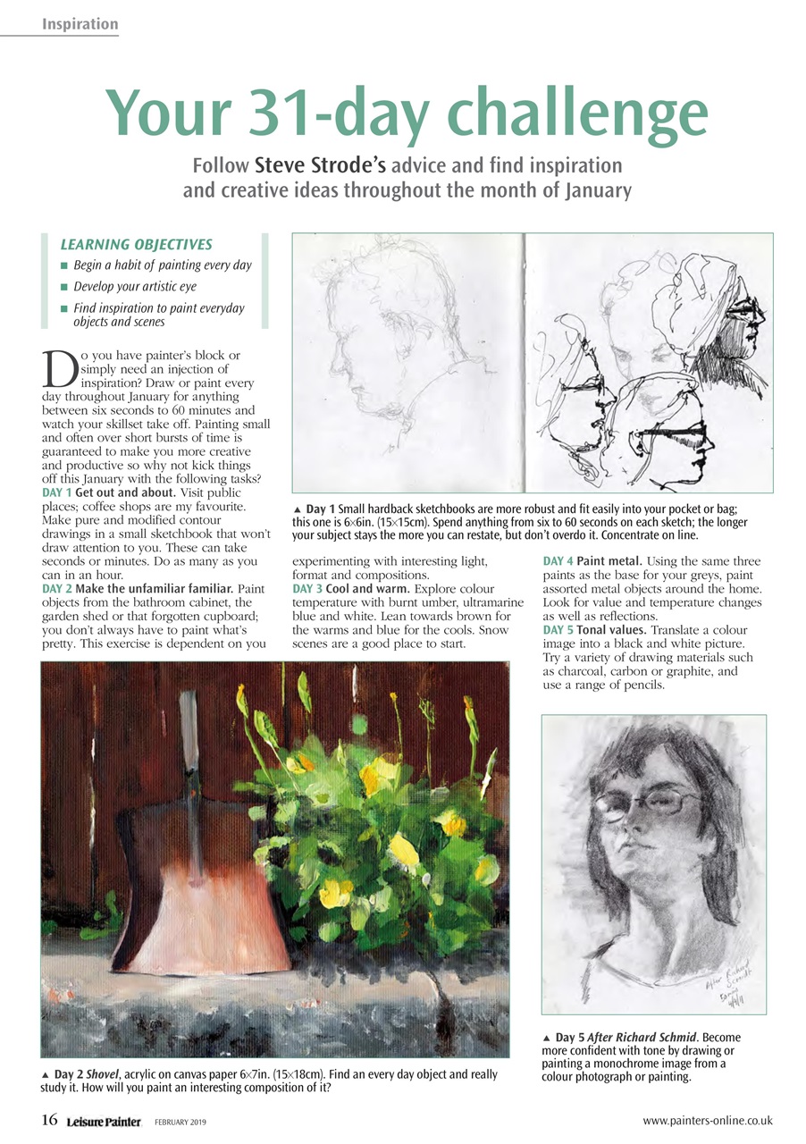 Leisure Painter & The Artist Preview Pages