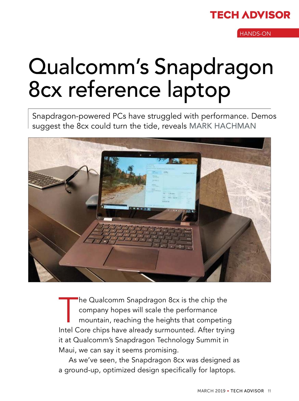 Tech Advisor Preview Pages