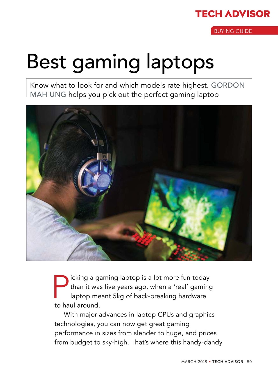 Tech Advisor Preview Pages