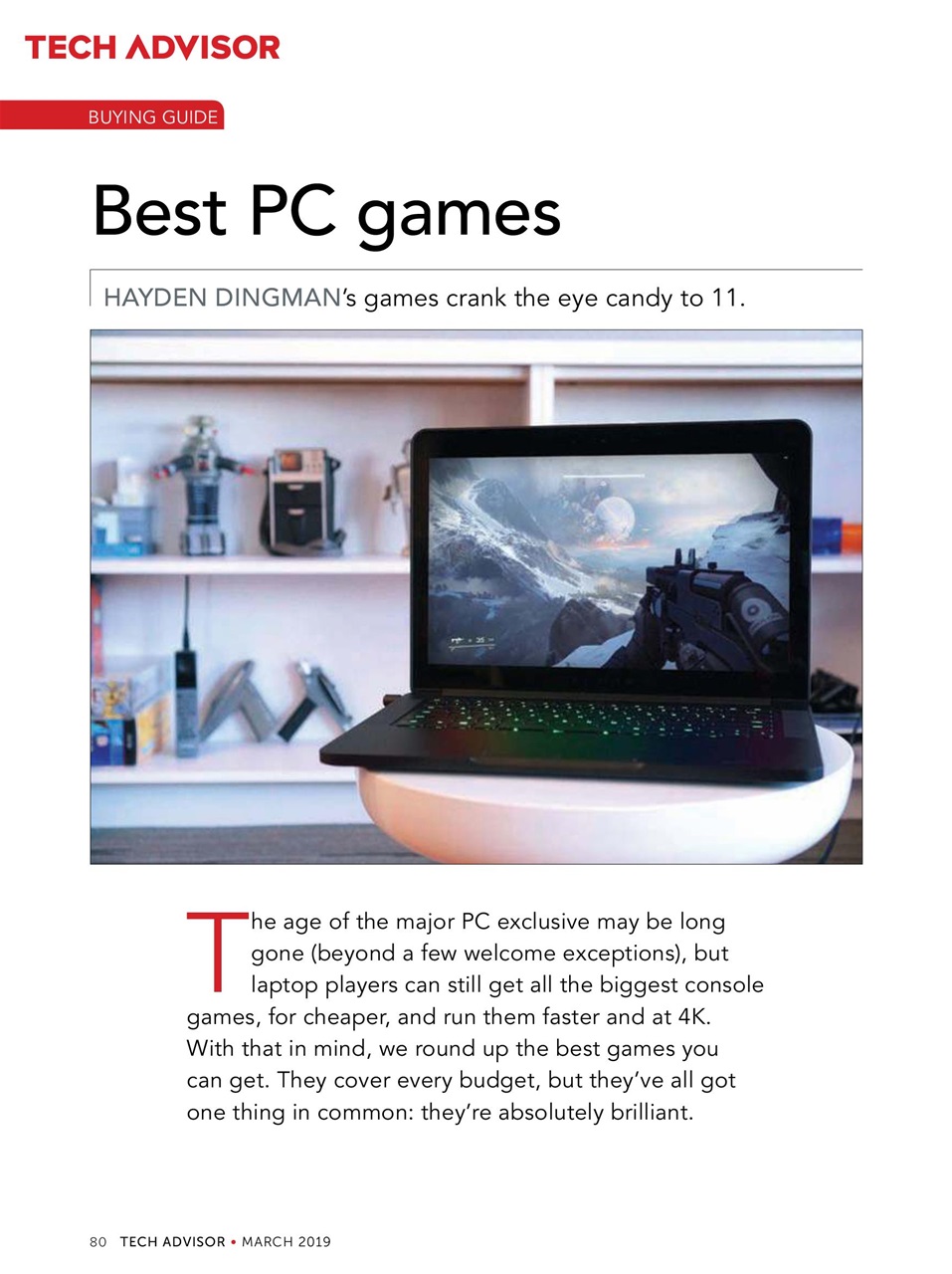 Tech Advisor Preview Pages