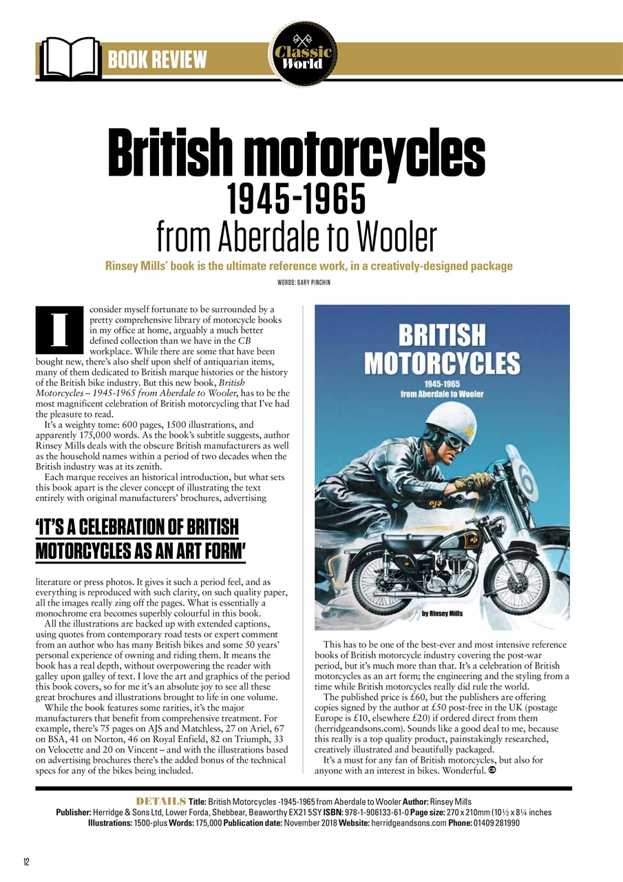 Classic Bike Preview Pages